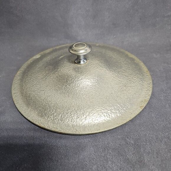 Vtg Club Hammercraft Hammered Aluminum 8" Inch Replacement Sauce Pan Pot Lid - Picture 1 of 8